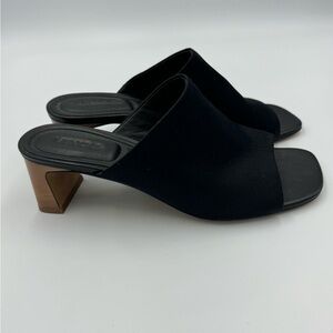 Black Vince heeled sandals